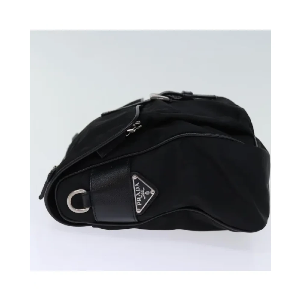 Prada Vintage Pre-owned Nylon prada-bags Black Dames
