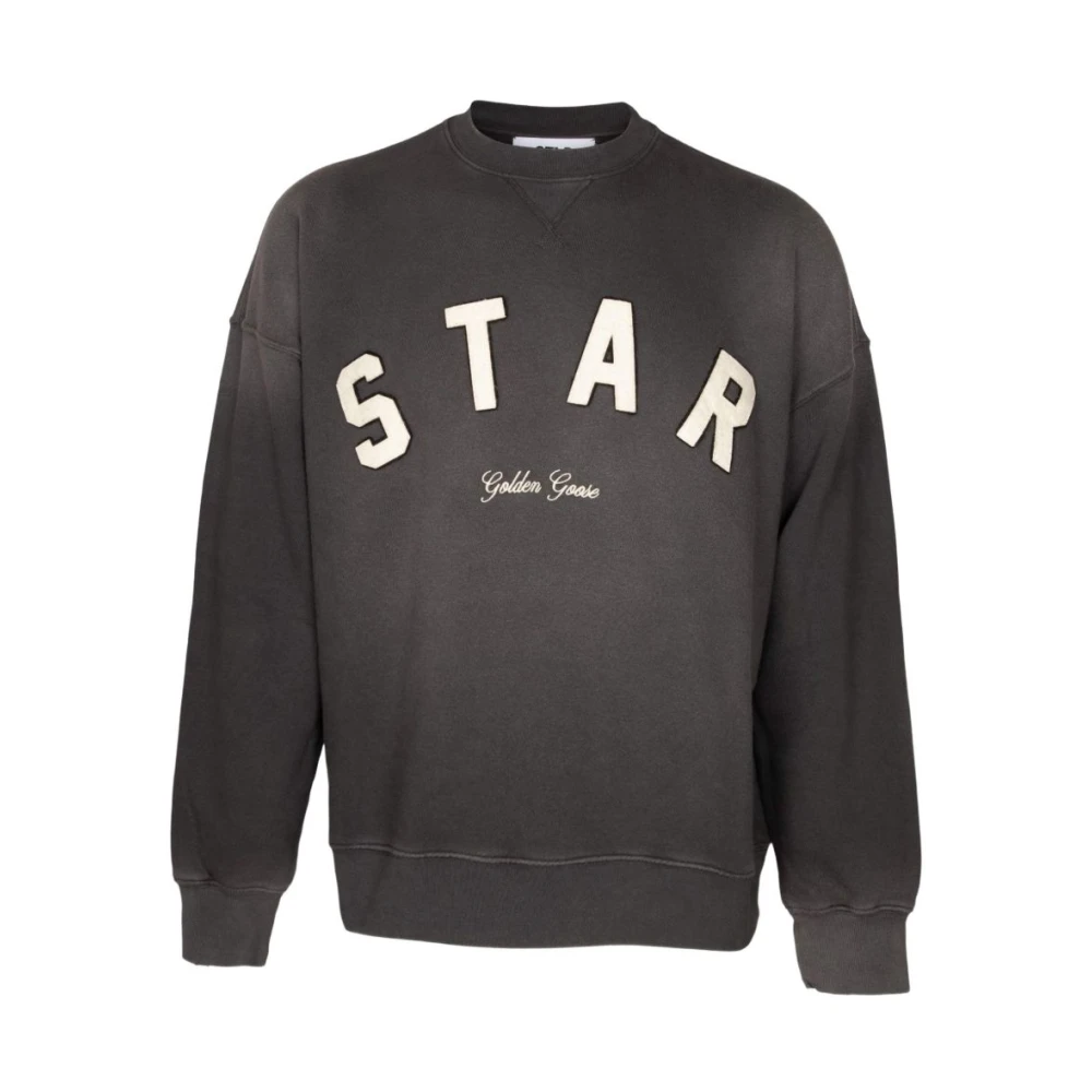 Golden Goose Men's Gray Logo Cotton Sweatshirt - Sweatshirts - Xl - Sweatshirts & Hoodies