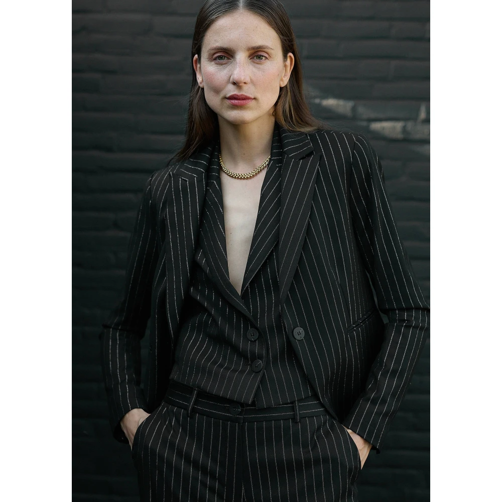 Jane Lushka Elvira Blazer Black Dames