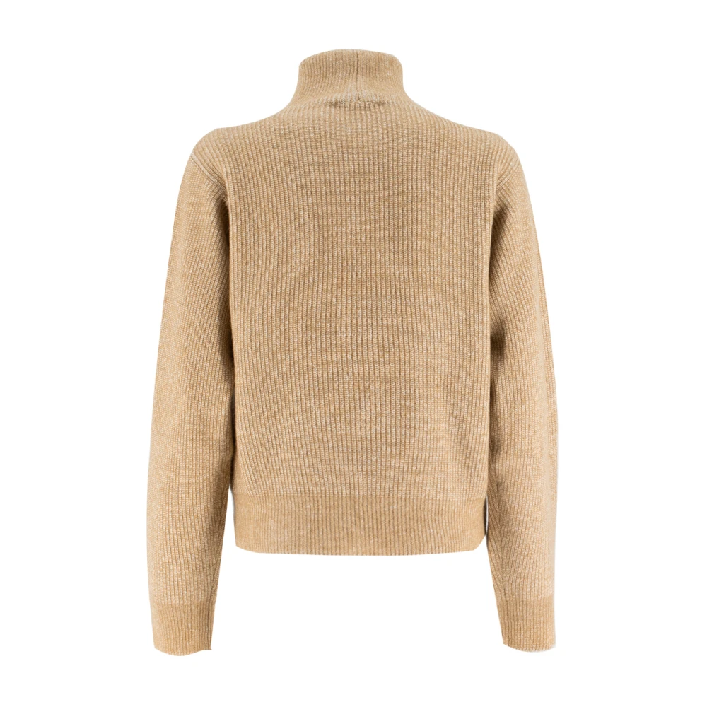 Fabiana Filippi Gebreide Coltrui Sweater Beige Dames