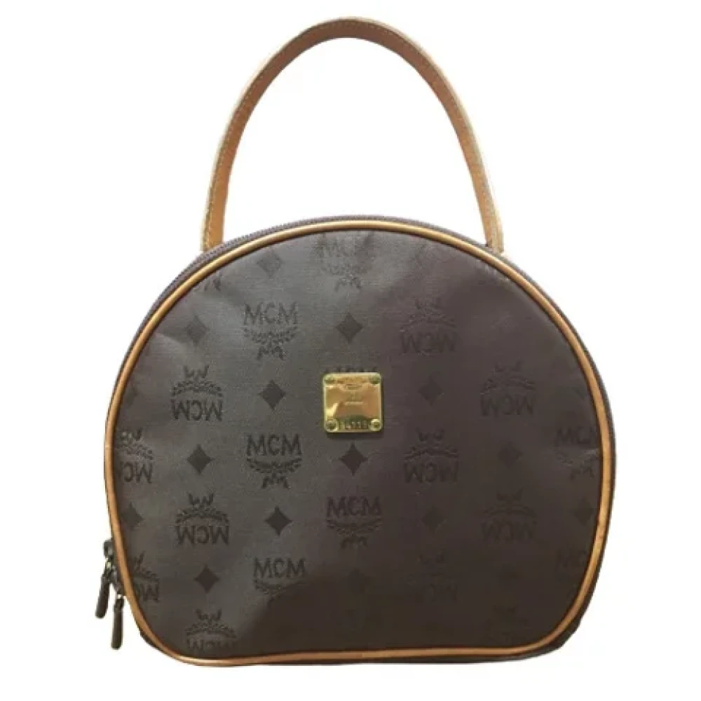 MCM Pre-owned Fabric handbags Brown Dames