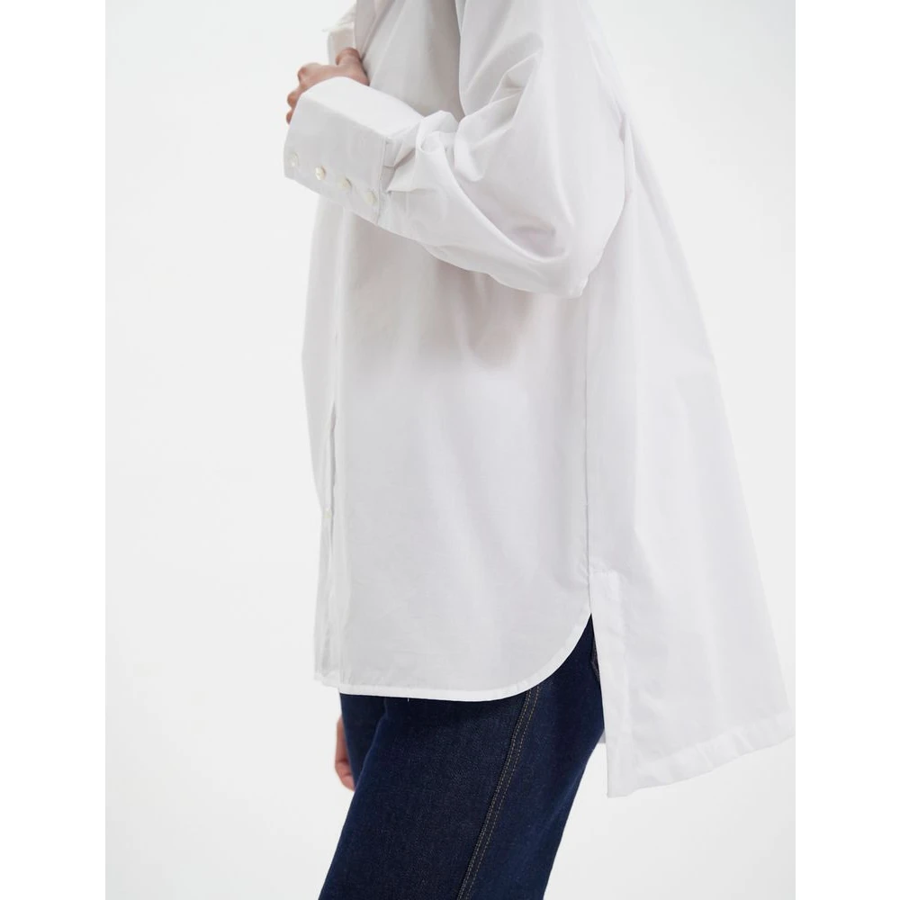 Ines De La Fressange Paris Falco witte katoenen overhemd White Dames