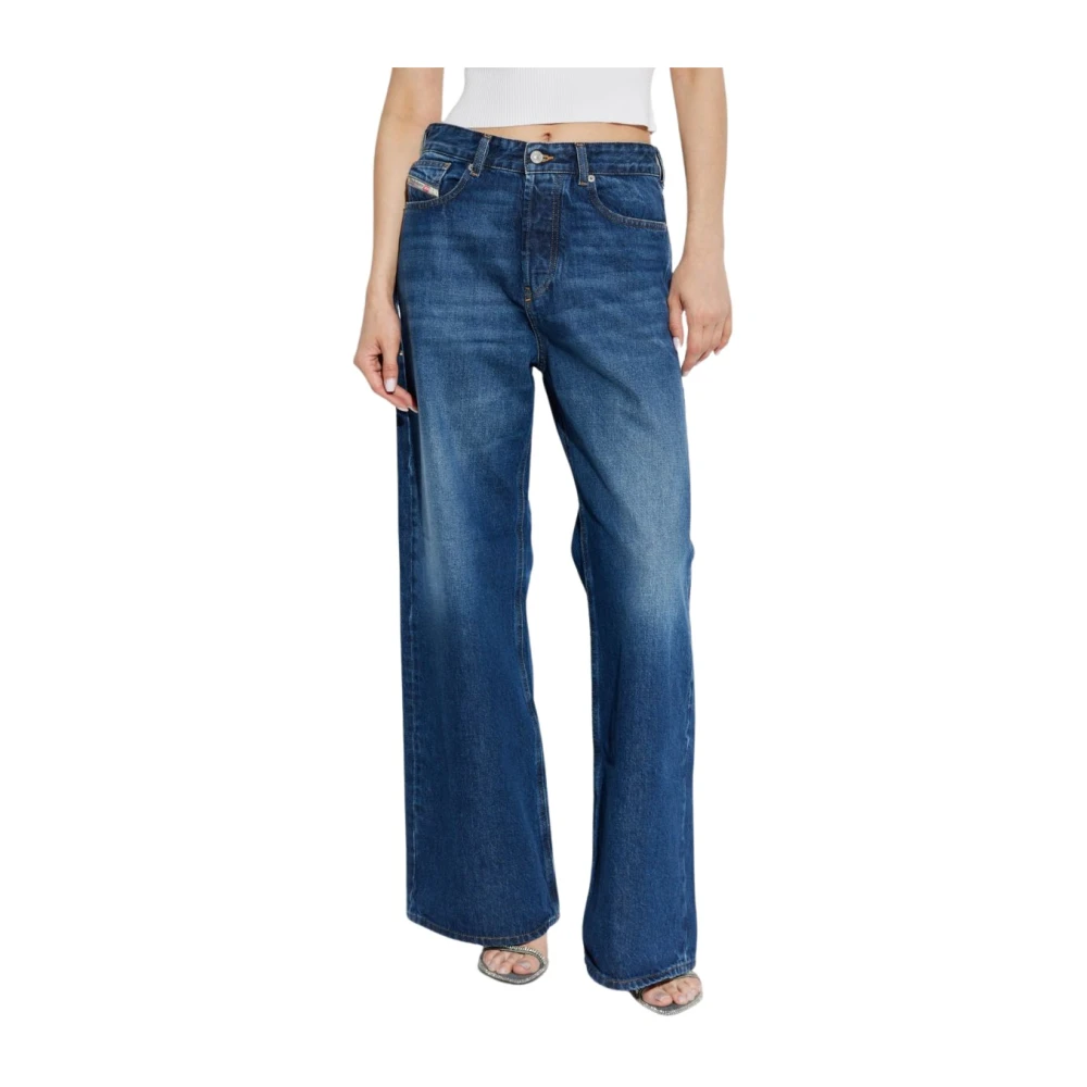 Diesel Vrouw Blauw Jeans Dames, W28 L32, Katoen, 1996 D-Sire Jeans