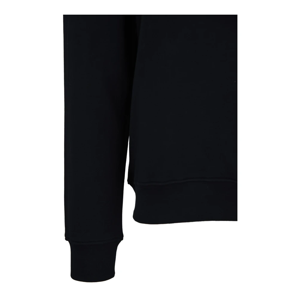 Versace Heren hoodie met multicolor detail Black Heren