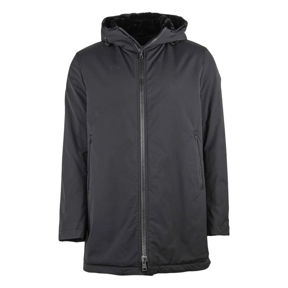 Herno Moderne Grijze Parka Gray Heren