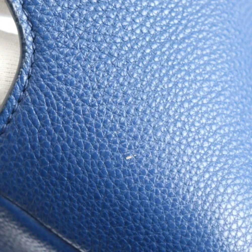 Prada Vintage Pre-owned Leather prada-bags Blue Dames