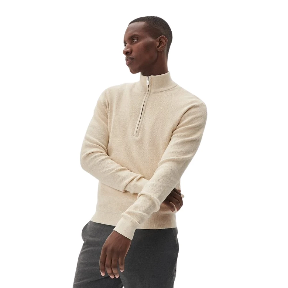 Matinique - Offwhite Malagoon Z Top - Knitwear - Herren - Beige - L - Bild 4