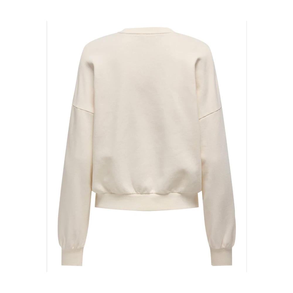Only Luipaardprint Sweatshirt met Lange Mouwen Beige Dames