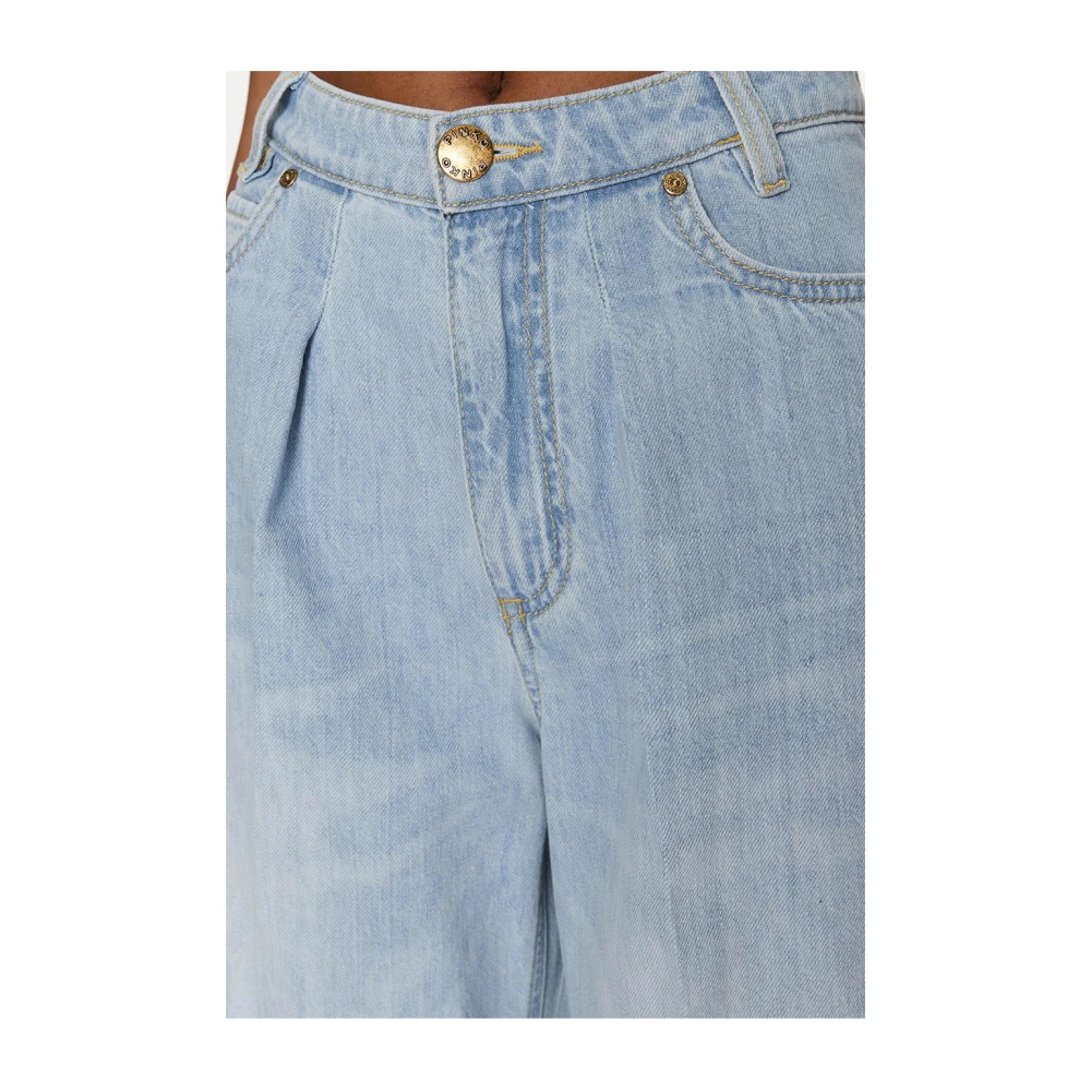 pinko Denim Jeans voor Vrouwen Ss24 Blue Dames