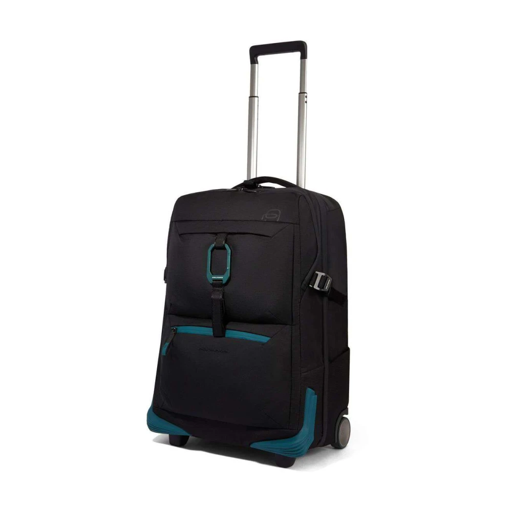 Piquadro Stijlvolle Reistrolley Tas Black Unisex
