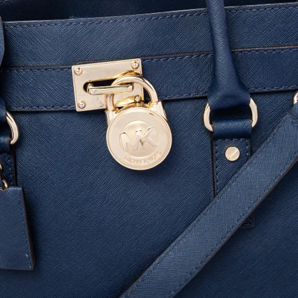 Michael Kors Pre-owned Leather totes Blue Dames