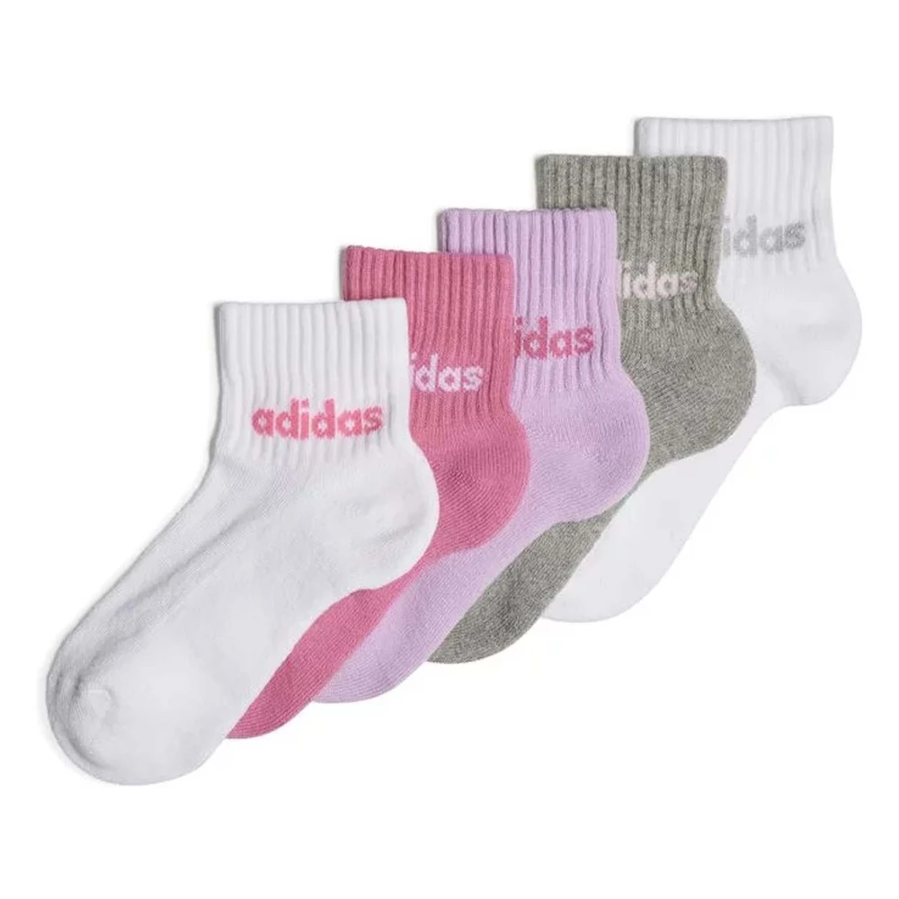 Adidas Performance Pack 5 Strumpor för Barn Multicolor, Flicka