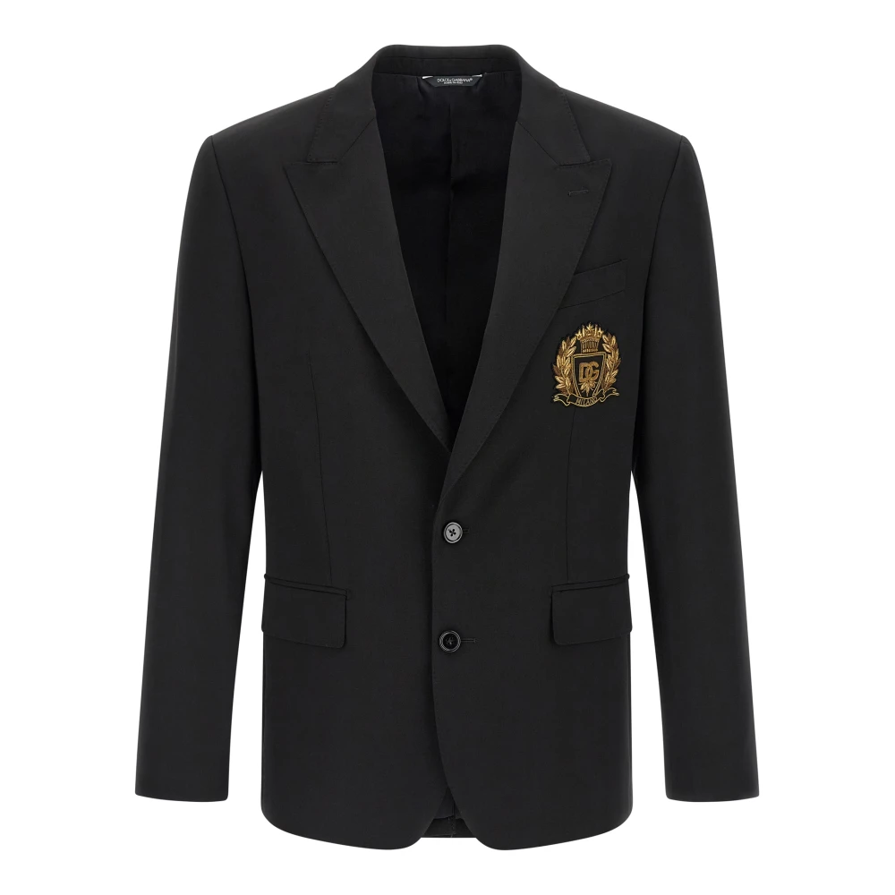 Dolce & Gabbana Men's Black Blazers, 3XL, Sicilia Light Jacket