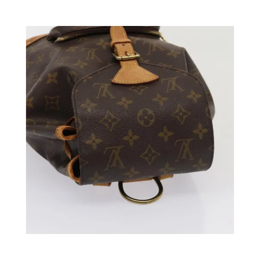 Louis Vuitton Vintage Pre-owned Canvas backpacks Brown Dames