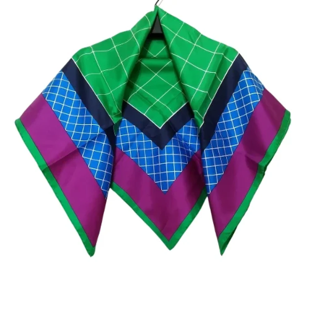 Saint Laurent Vintage Pre-owned Silk scarves Multicolor Dames