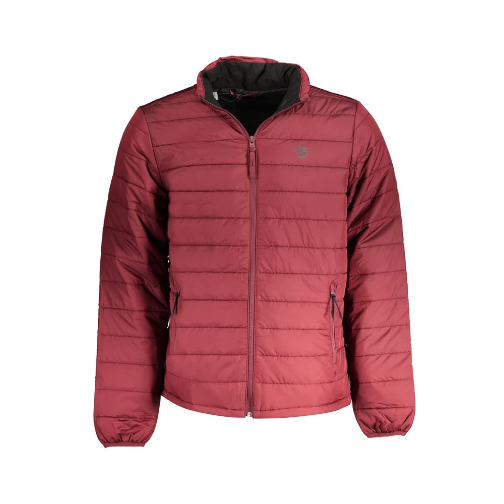 Timberland Rode Sportjas Tussenseizoen Nylon Print Red Heren