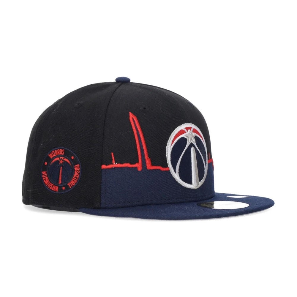 new era NBA Tip Off Flat Brim Cap Black Heren