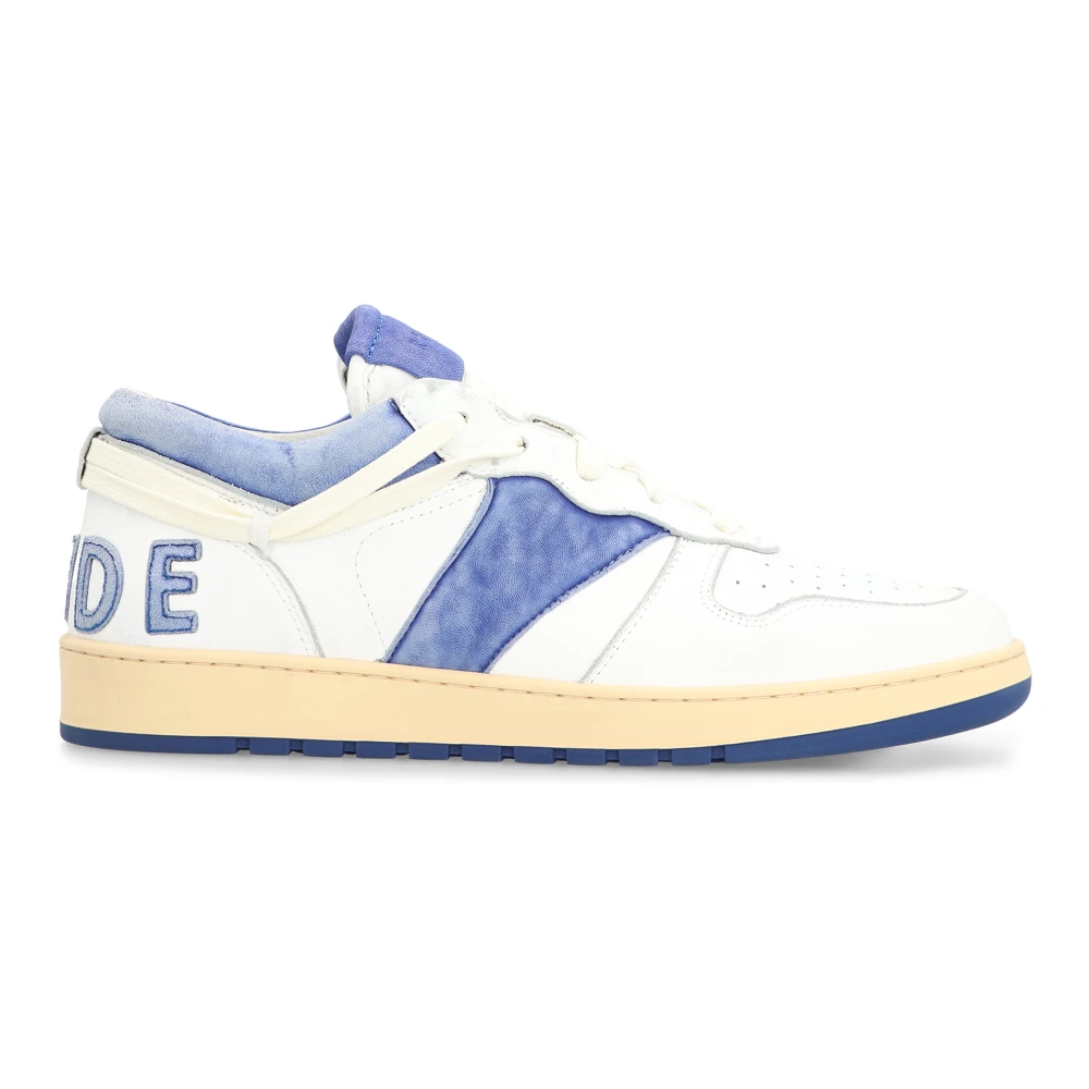 Rhude Vintage Leather Low-Top Sneakers Heren Schoenen Blauw