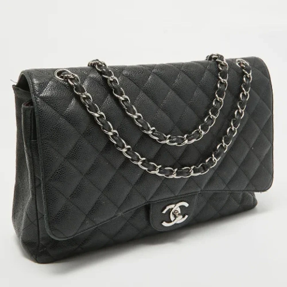 Chanel Vintage Pre-owned Leather chanel-bags Black Dames