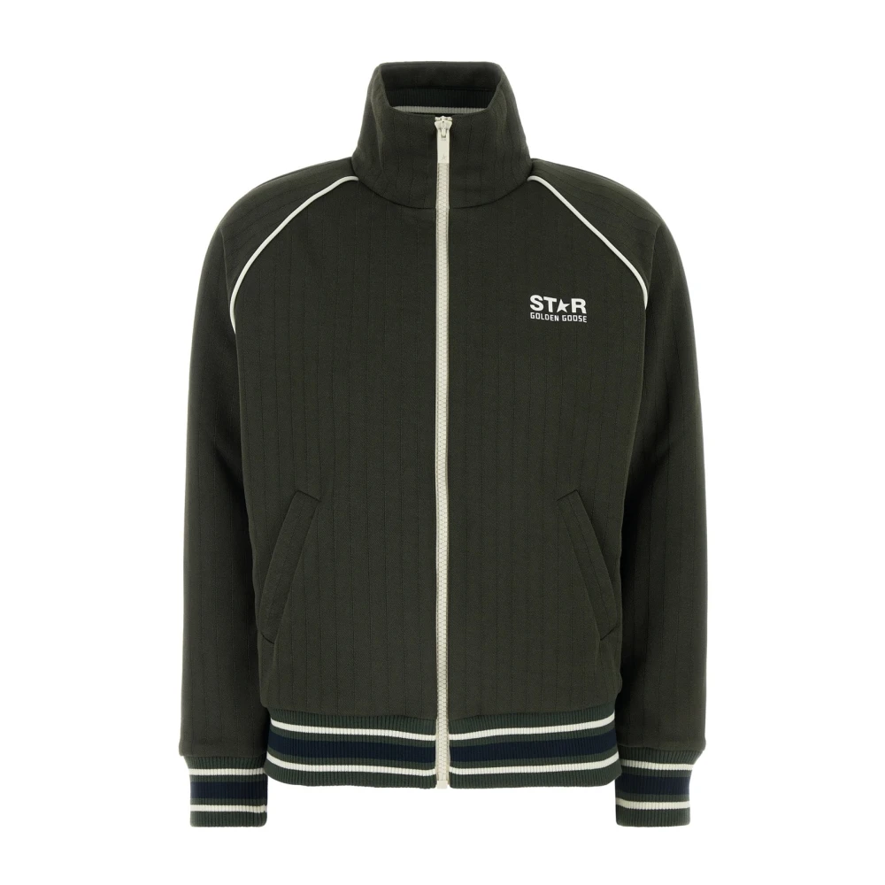 Golden Goose Sweatshirt met rits Green Dames