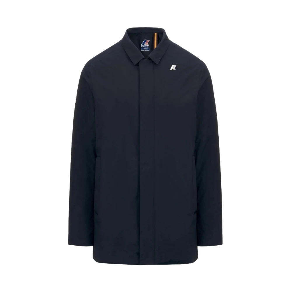 K-way Blauwe Waterdichte Winddichte Jas Blue Heren