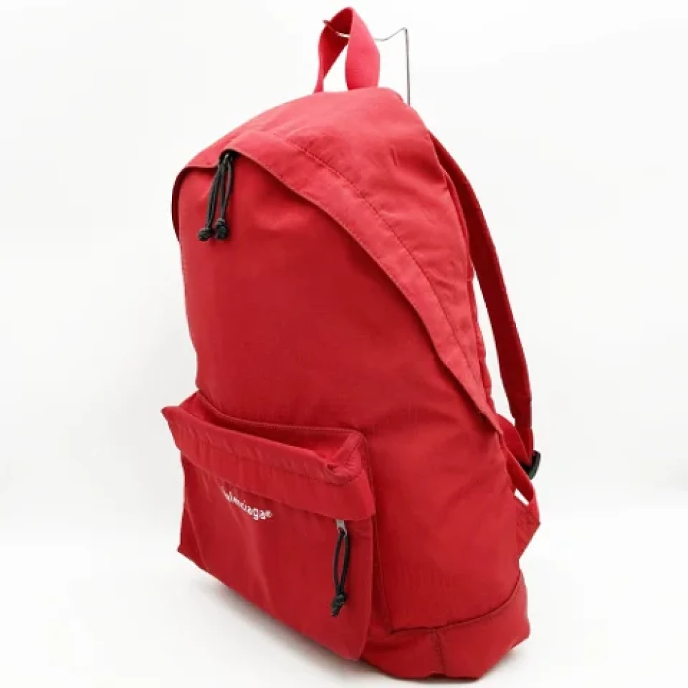 Balenciaga Vintage Pre-owned Fabric backpacks Red Dames
