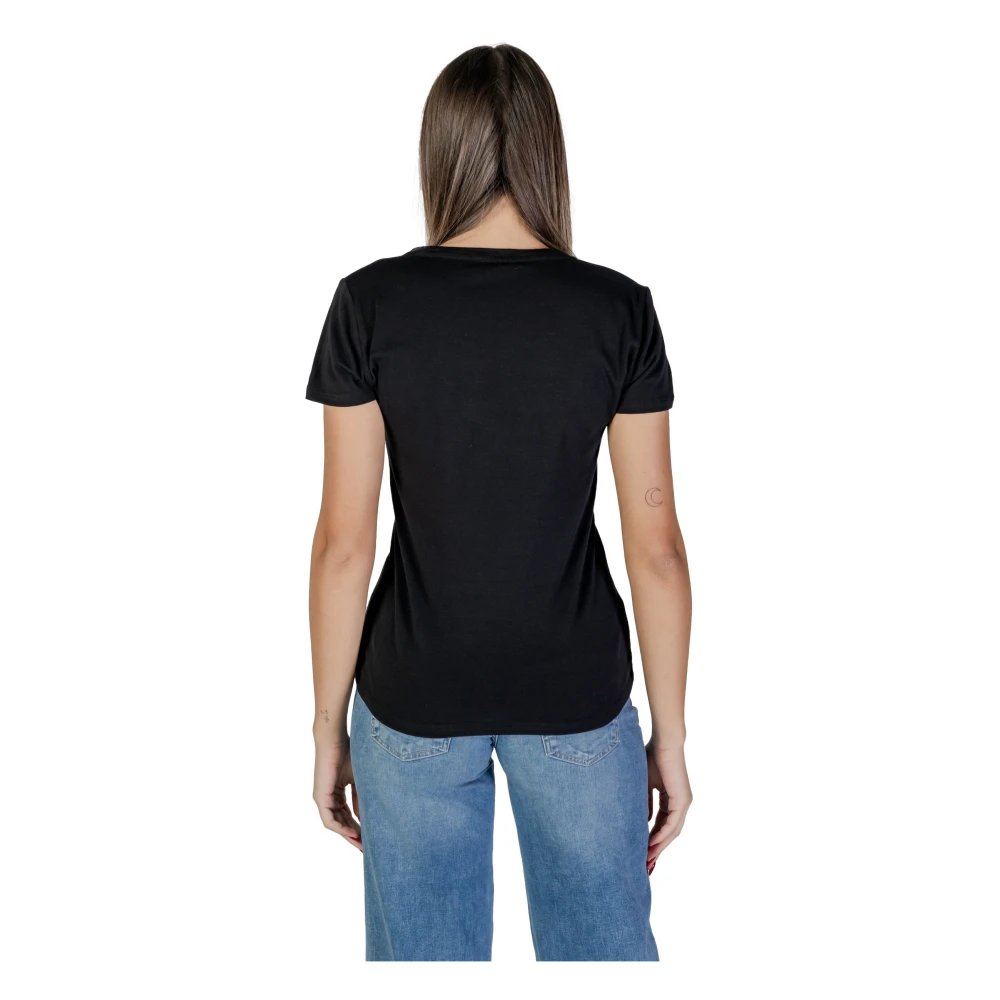 Liu Jo Korte Mouw T-shirt Lente Zomer Collectie Black Dames