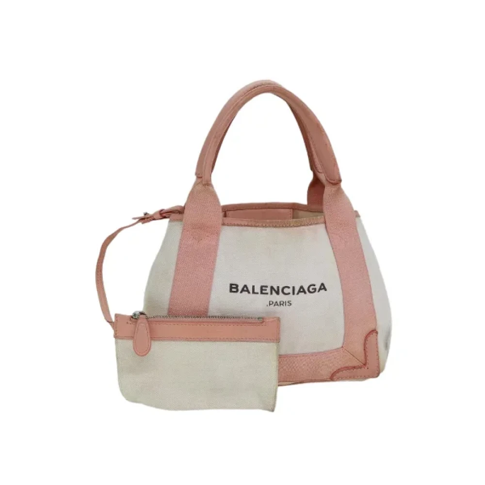 Balenciaga Vintage Pre-owned Canvas balenciaga-bags Pink Dames