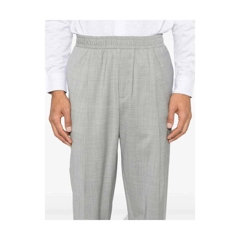 Briglia Ash Grey Elastische Taille Shorts Gray Heren