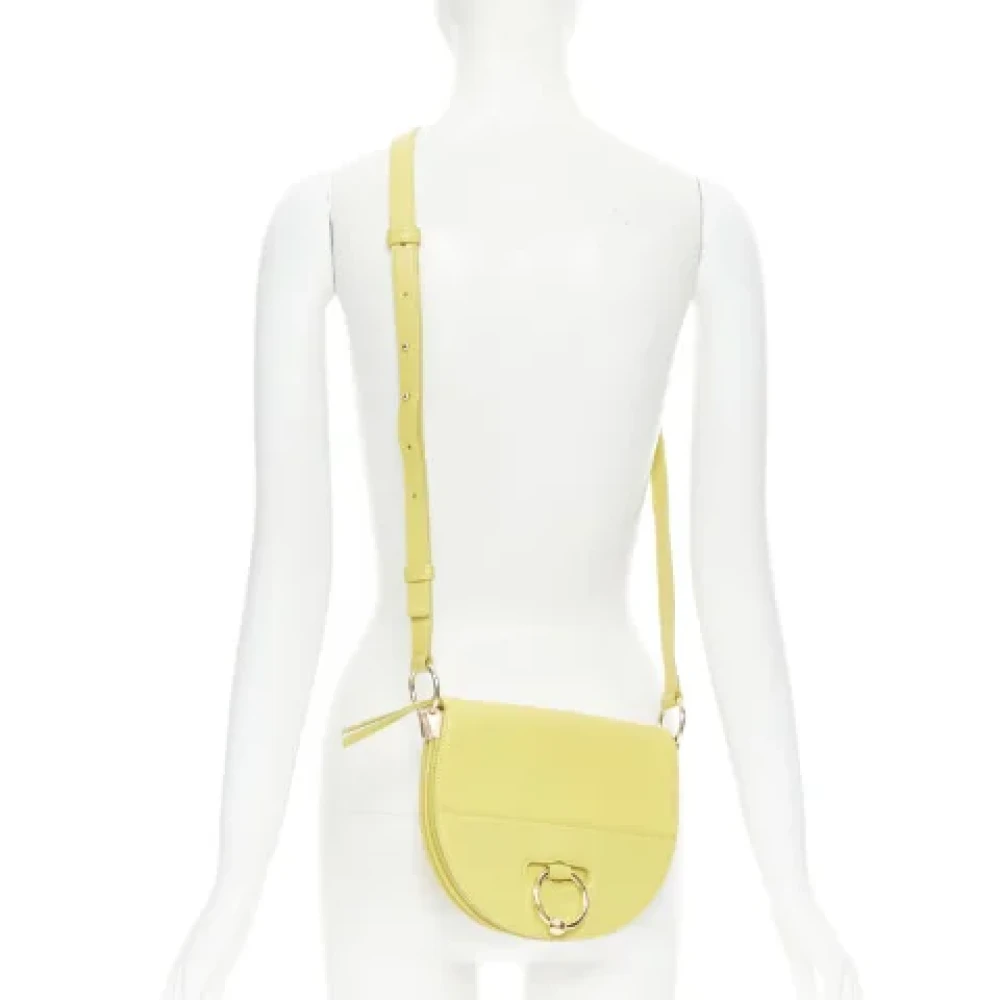 JW Anderson Pre-owned Leather crossbody-bags Yellow Dames