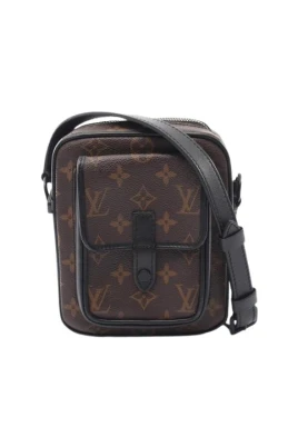 Pre-owned Vintage Monogram Macassar Axelremsväska