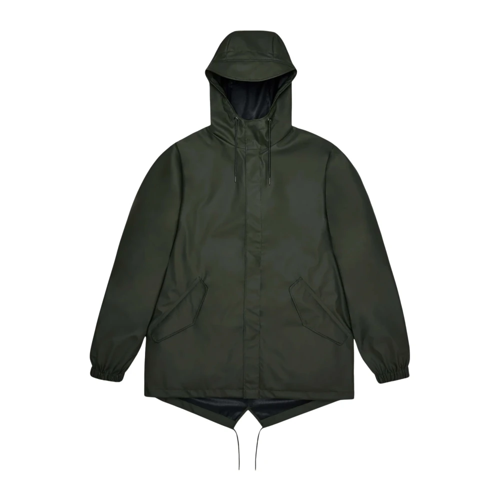 Rains - Women's Fishtail Jacket - Size L - Green - Image 3