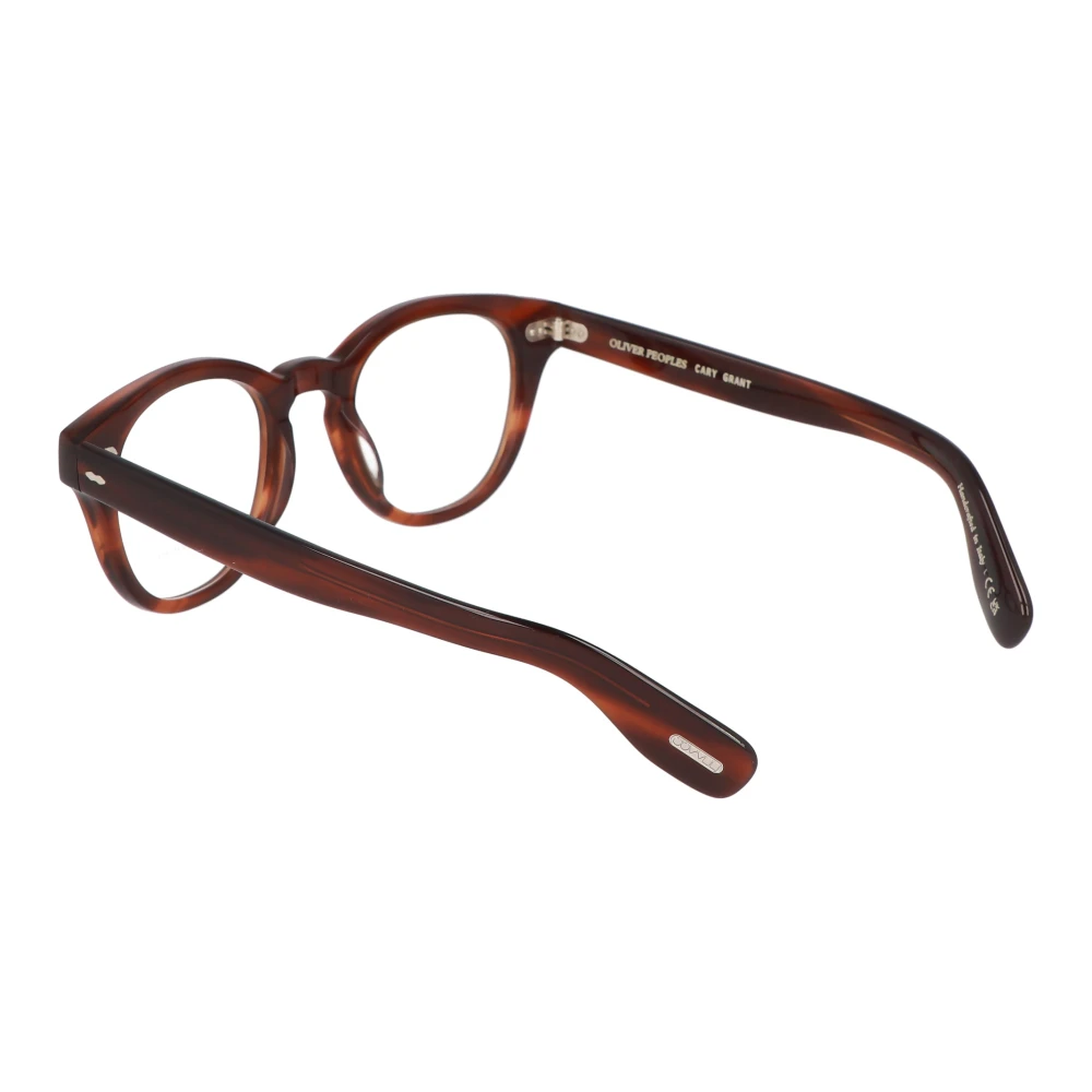 Oliver Peoples Klassieke ronde montuurbril Brown Unisex
