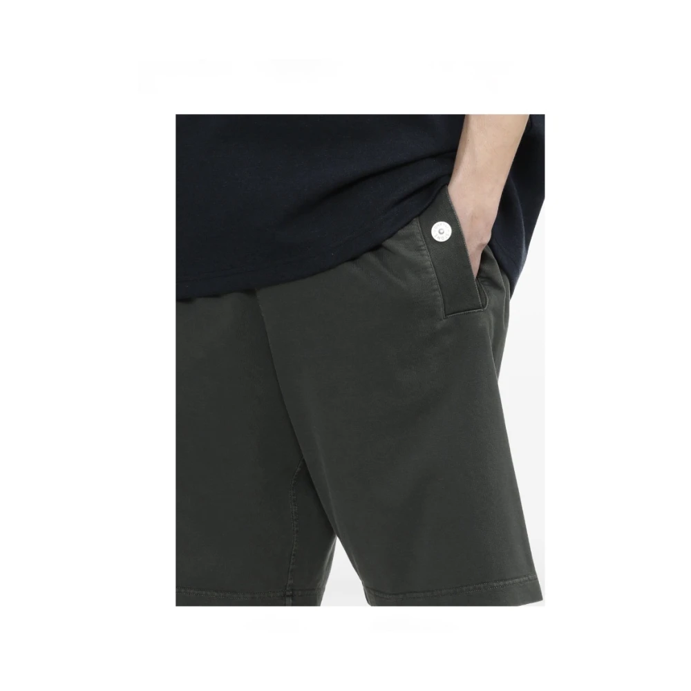 Stone Island Vintage Katoenen Bermuda Shorts Gray Heren