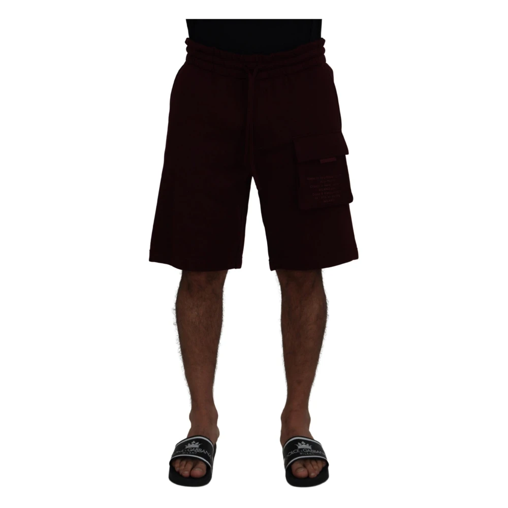 Dolce & Gabbana Men's Brown Bermuda Cargo Shorts - Casual Shorts - L - Shorts