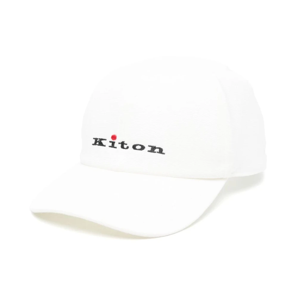 Kiton Witte Stijlvolle Hoeden White Heren