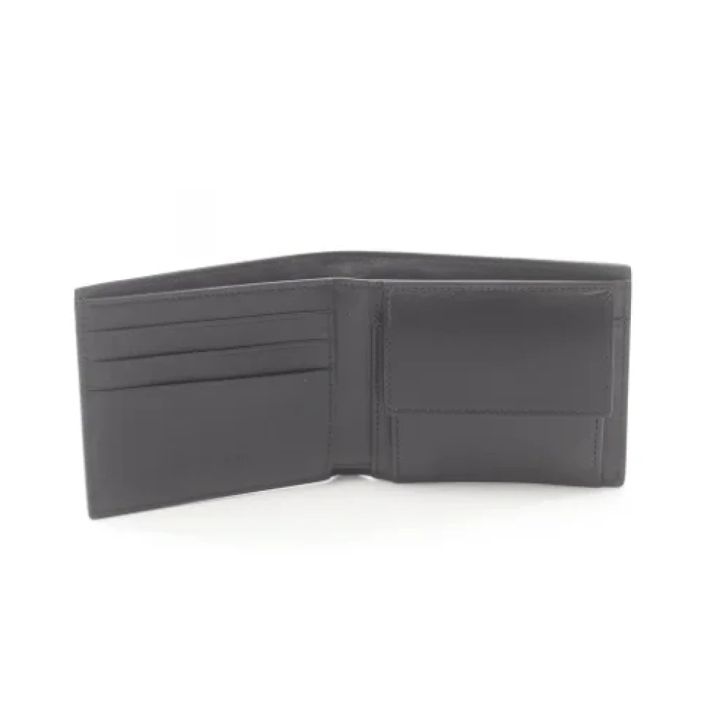 Bottega Veneta Vintage Pre-owned Leather wallets Black Heren