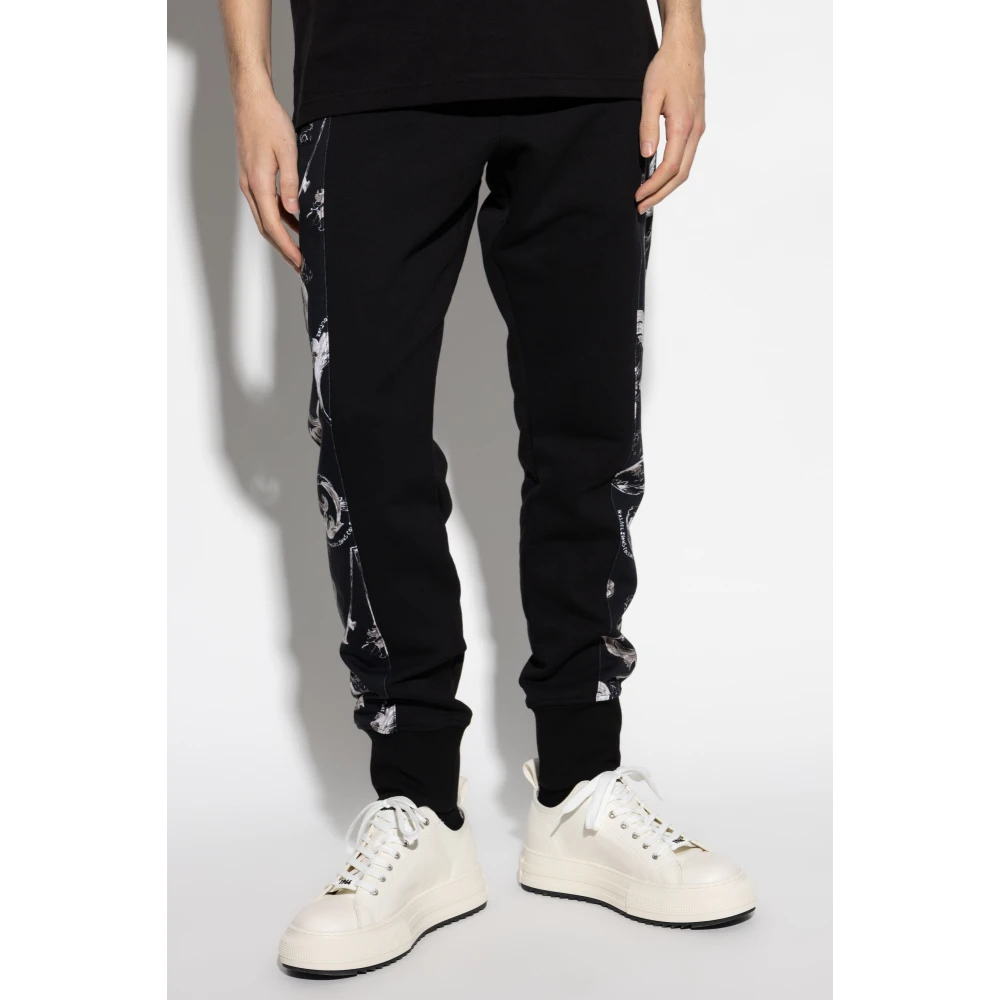 Versace Jeans Couture Sweatpants Black Heren