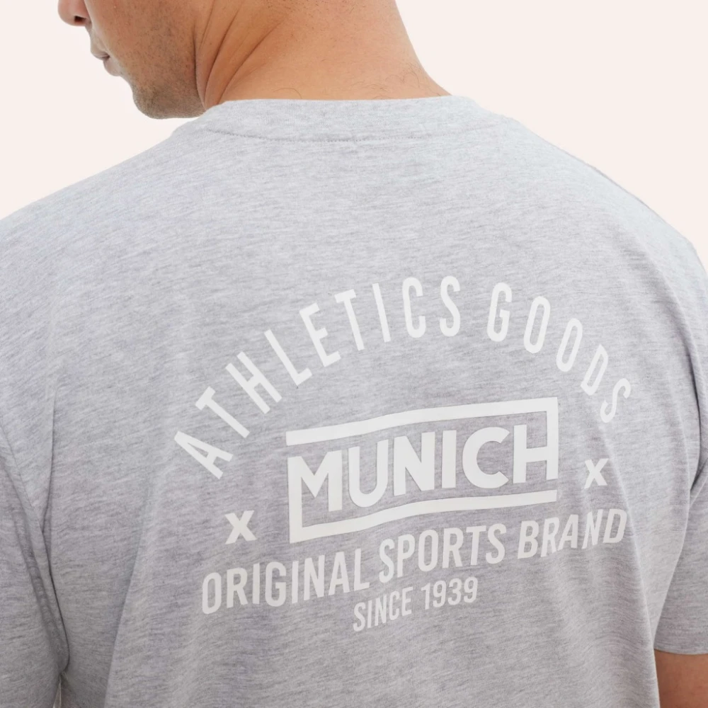 Munich Athletics T-shirt Gray Heren