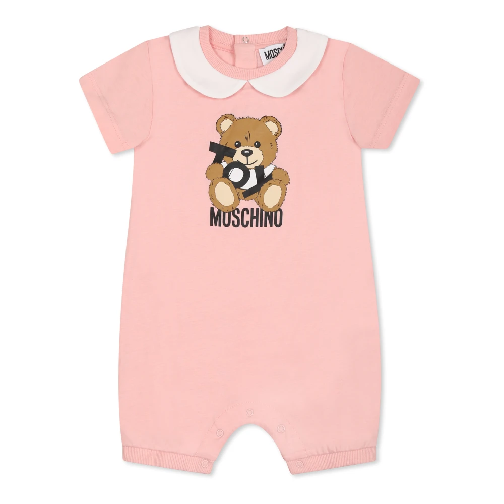 Moschino Rosa Teddy Bear Rompers Pink, Unisex