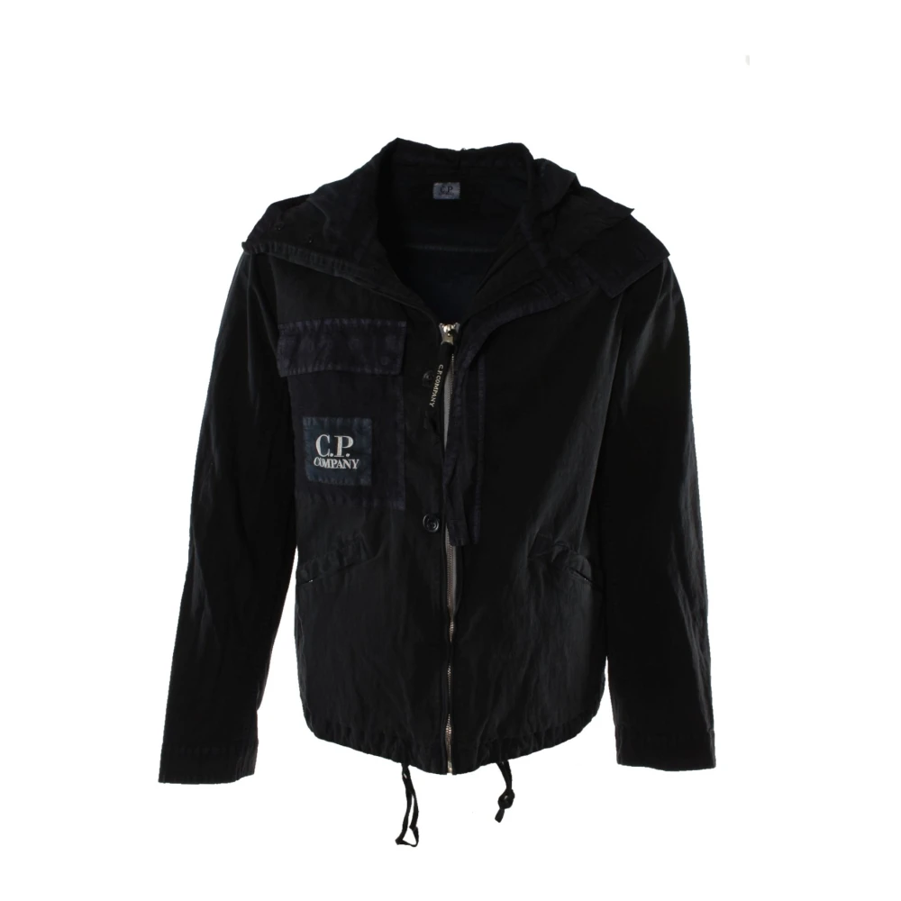 C.p. Company Men's Blue Jacket 50 Fili Gum