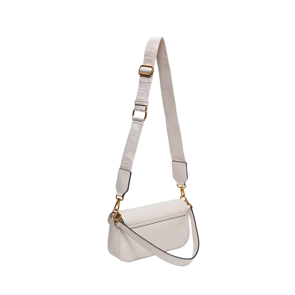 Liu Jo Elegante schoudertas in crèmekleurig leer Beige Dames
