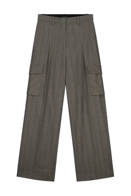 pantalon-cargo-herringbone-marron