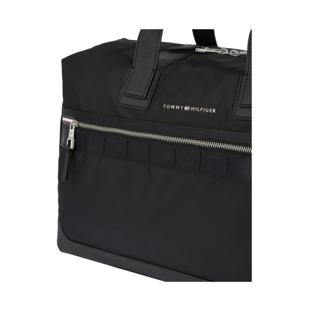 Tommy Hilfiger Zwarte Weekend Duffle Tas Black Heren