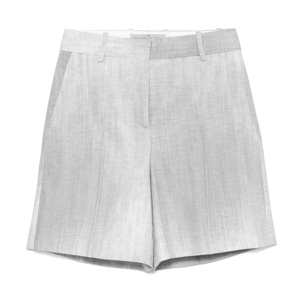 Ermanno Scervino Casual Denim Shorts voor Vrouwen Gray Dames