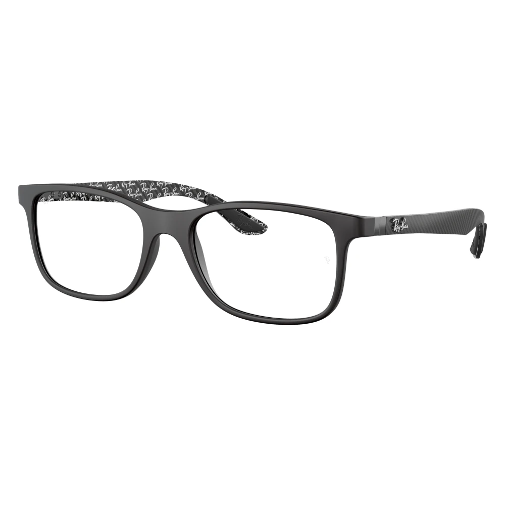 Ray - Ban Unisex Black Rx8903 5263 Optical Frames Injected Transparent Squared Normal - Image 4