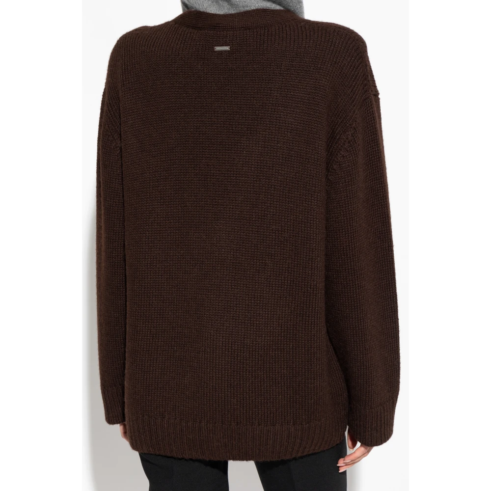 Dsquared2 Wollen Vest Brown Dames