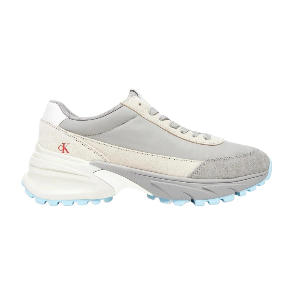 Calvin Klein Jeans Hike Runner MG Nylon Mix Dames Schoenen Grijs