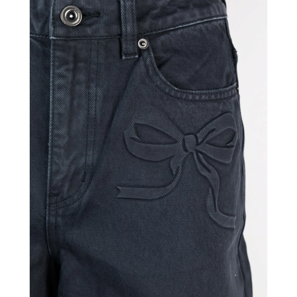Self Portrait Skinny Jeans met Rits Gray Dames