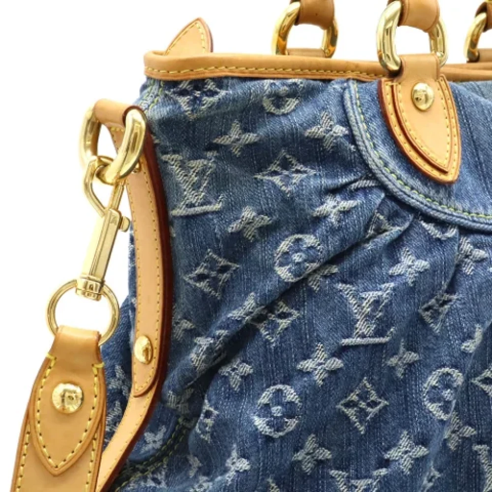 Louis Vuitton Vintage Pre-owned Denim louis-vuitton-bags Blue Dames